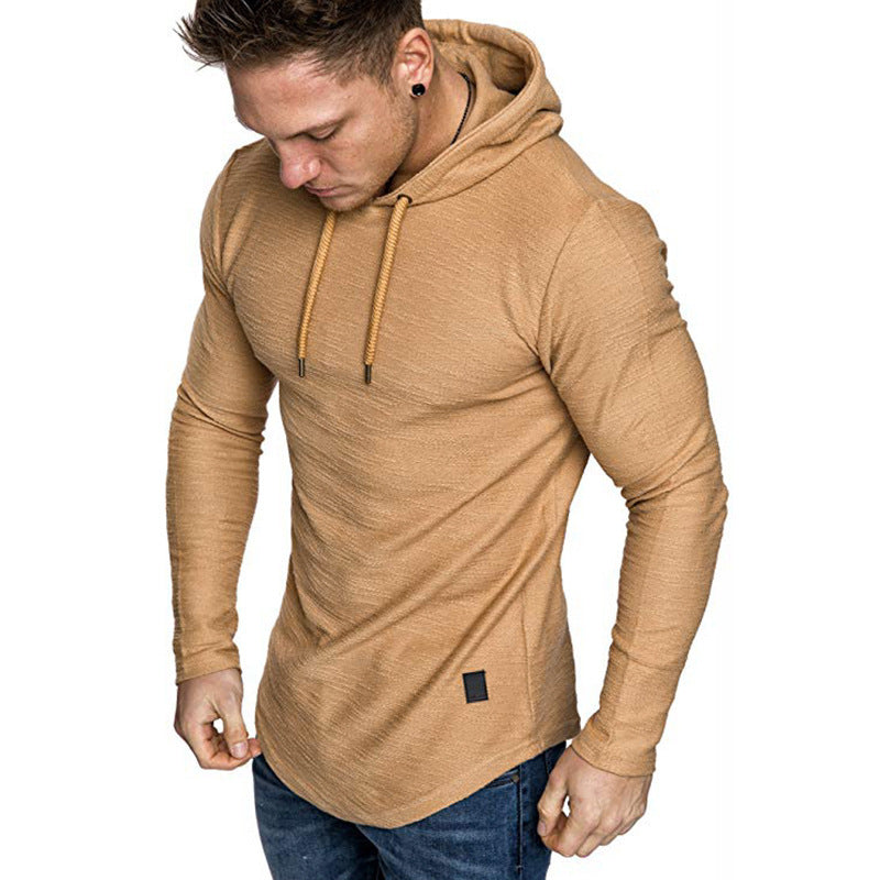 Plus Size Cotton Blend Hoodie – Casual Slim Fit Pullover Sweatshirt for Men - Daily Goods
