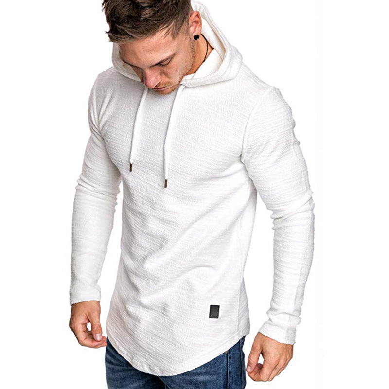 Plus Size Cotton Blend Hoodie – Casual Slim Fit Pullover Sweatshirt for Men - Daily Goods