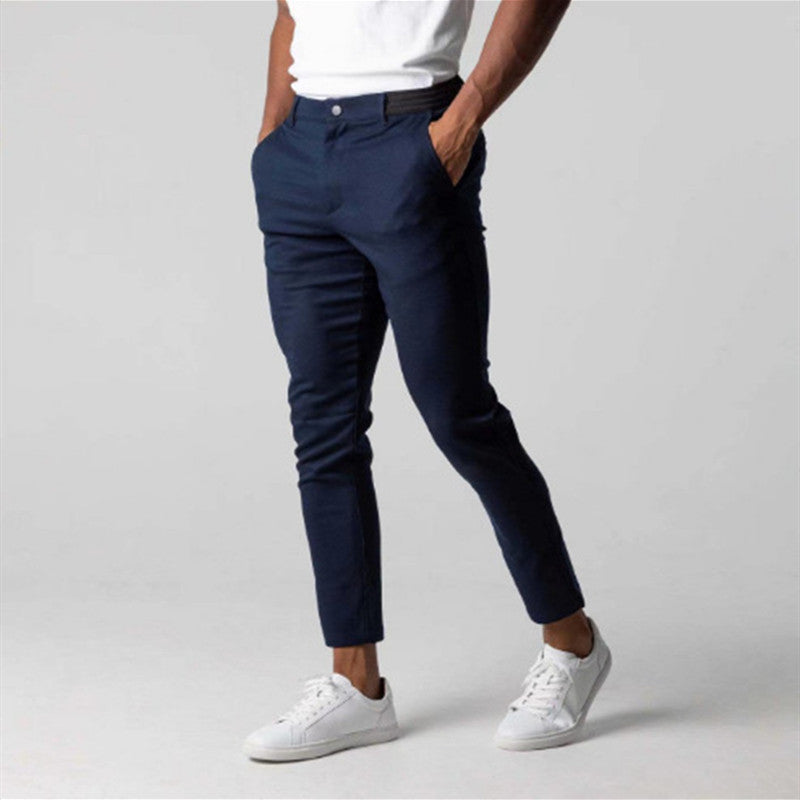 Men’s Tight-Fit Polyester Trousers – High-Temperature - Daily Goods