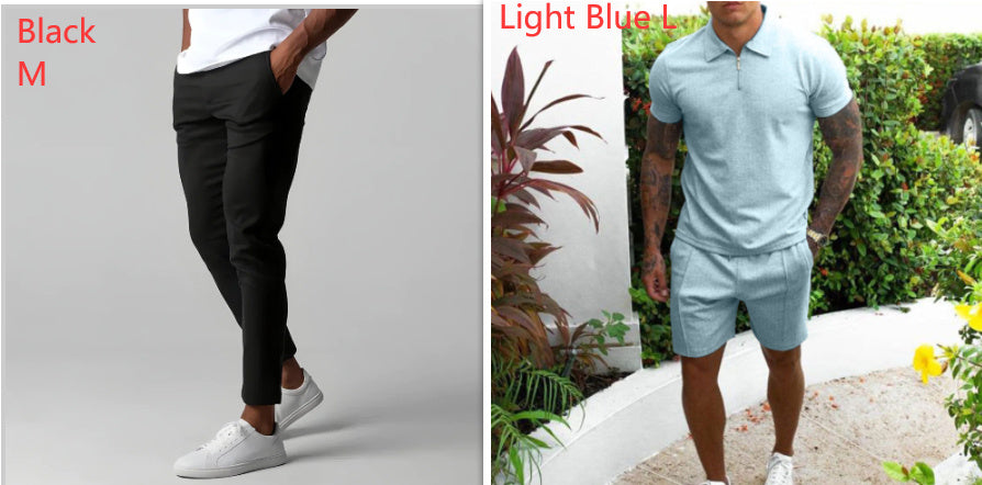 Men’s Tight-Fit Polyester Trousers – High-Temperature - Daily Goods