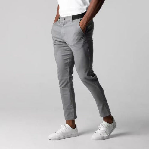 Men’s Tight-Fit Polyester Trousers – High-Temperature - Daily Goods