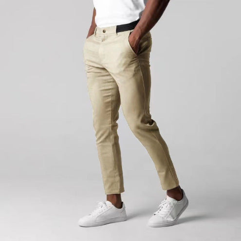 Men’s Tight-Fit Polyester Trousers – High-Temperature - Daily Goods