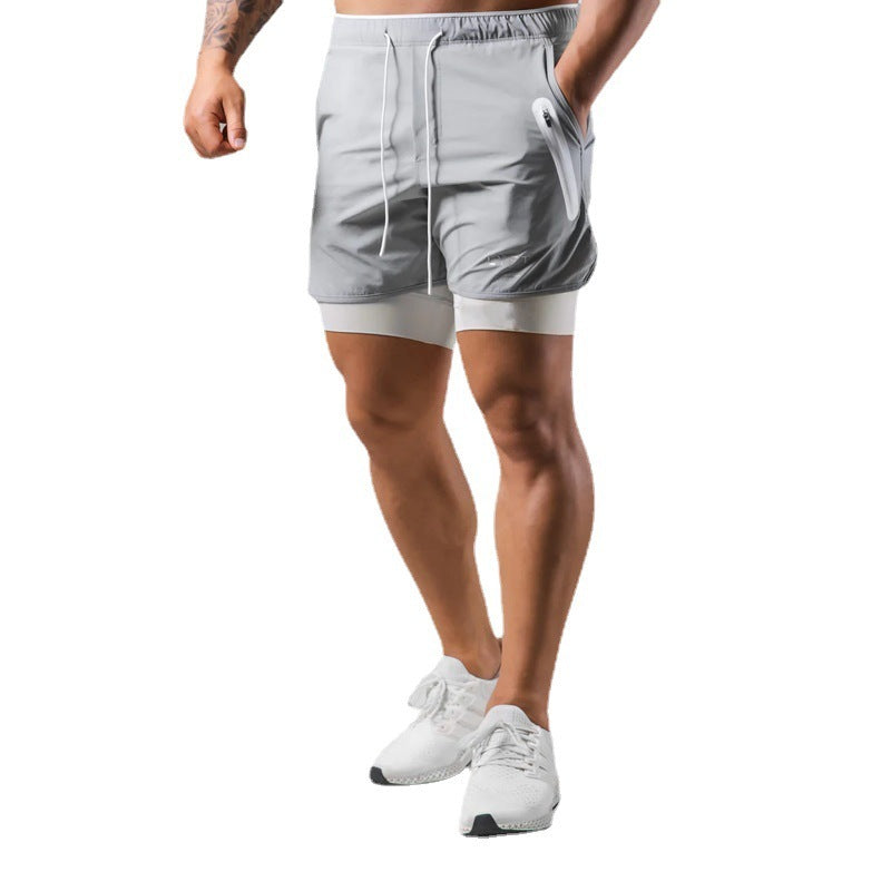 Men’s Summer Sports & Beach Shorts – Quick-Dry Polyester, Moisture-Wicking, Fitness & Running Wear - Daily Goods