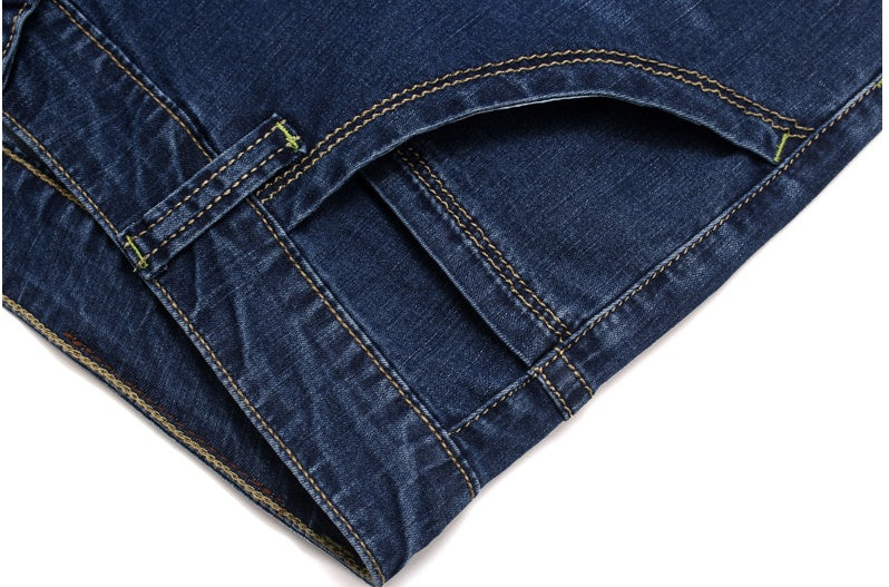 Men’s High Waist Straight Pants – Loose Fit Light Business Trousers, Thin - Daily Goods