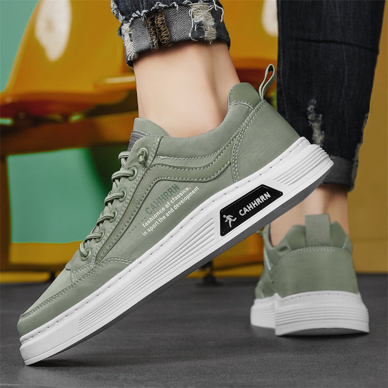 Men’s Low-Top Board Shoes – Casual Elastic Band Sneakers - Daily Goods