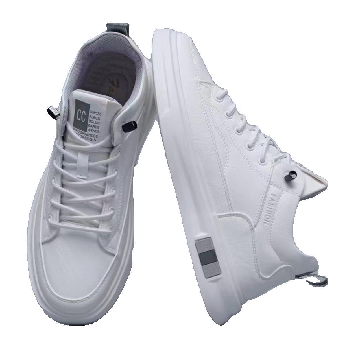 Men’s High-Top Microfiber Sneakers – Breathable Casual Shoes with Rubber Sole - Daily Goods