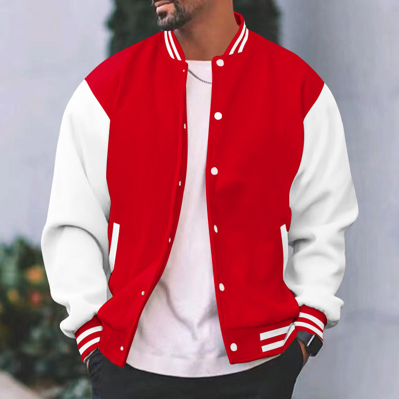 Men’s Fleece-Lined Sports Jacket – Loose Fit Winter Jacket - Daily Goods