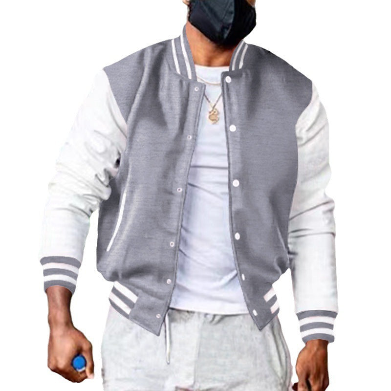 Men’s Fleece-Lined Sports Jacket – Loose Fit Winter Jacket - Daily Goods