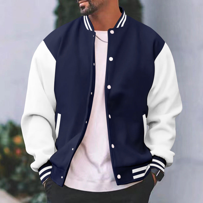 Men’s Fleece-Lined Sports Jacket – Loose Fit Winter Jacket - Daily Goods