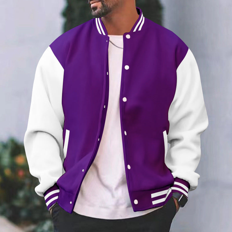Men’s Fleece-Lined Sports Jacket – Loose Fit Winter Jacket - Daily Goods