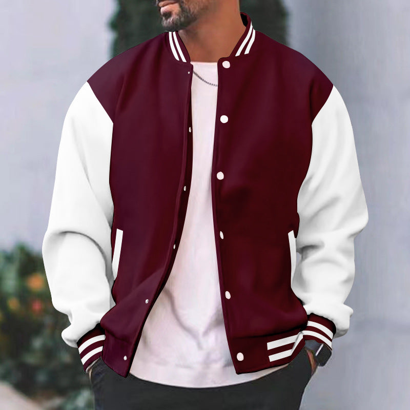 Men’s Fleece-Lined Sports Jacket – Loose Fit Winter Jacket - Daily Goods