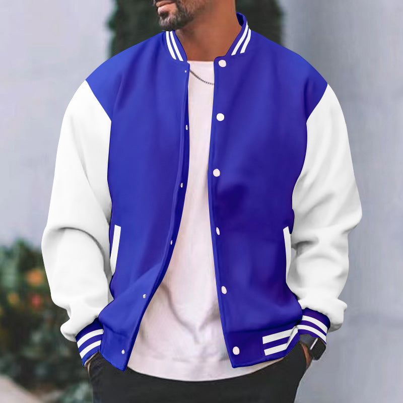 Men’s Fleece-Lined Sports Jacket – Loose Fit Winter Jacket - Daily Goods