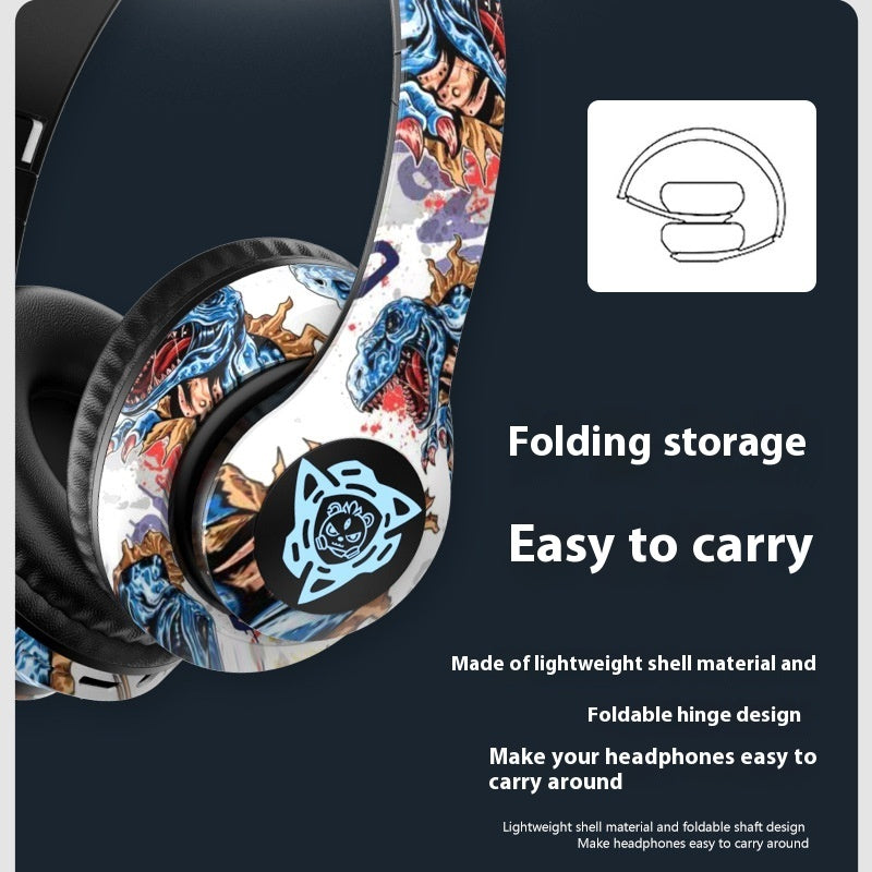 Creative Design Wireless Headset – Bluetooth, Head-Mounted Audio for Media & Calls - Daily Goods