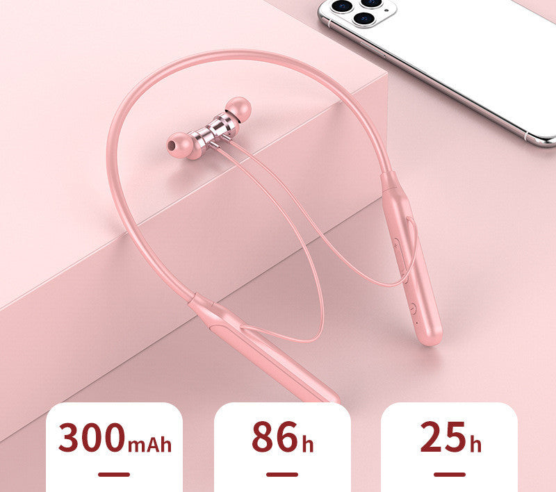Neckband Bluetooth 5.0 Wireless Headphones with Stereo Sound, Waterproof, Magnetic Design โ Neck Hanging Headset - Daily Goods