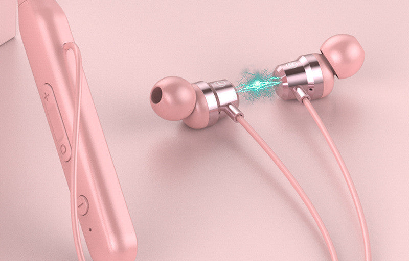 Neckband Bluetooth 5.0 Wireless Headphones with Stereo Sound, Waterproof, Magnetic Design โ Neck Hanging Headset - Daily Goods