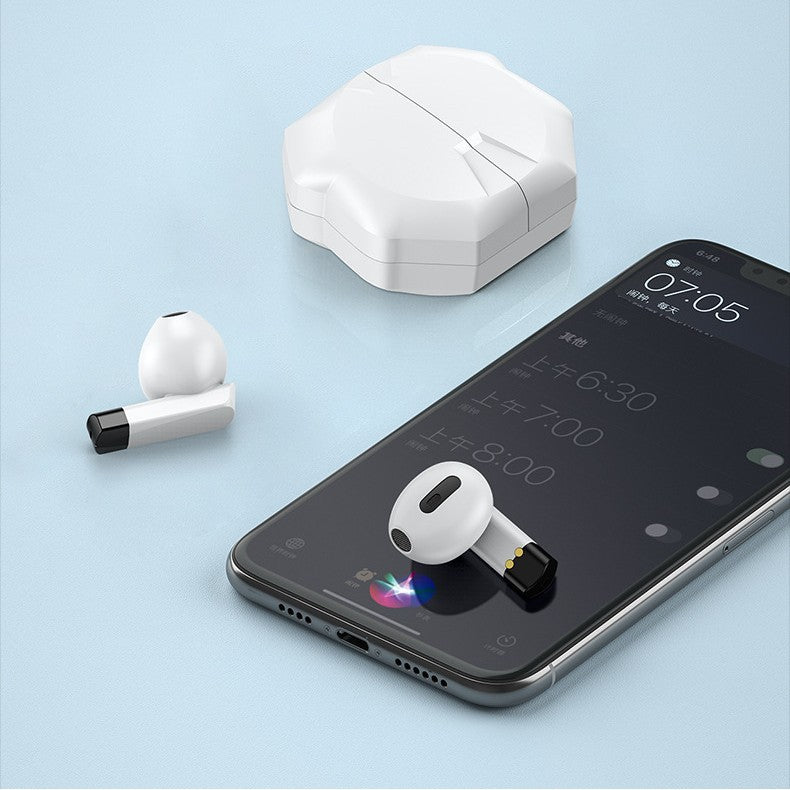 Bluetooth 5.1 Wireless Earplugs with Multi-Point Connection, NFC, Voice Control & Power Display | Stereo Sound, 15m Range | Black & White - Daily Goods