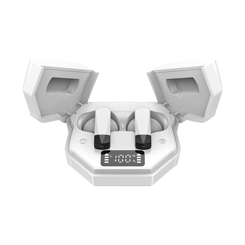 Bluetooth 5.1 Wireless Earplugs with Multi-Point Connection, NFC, Voice Control & Power Display | Stereo Sound, 15m Range | Black & White - Daily Goods
