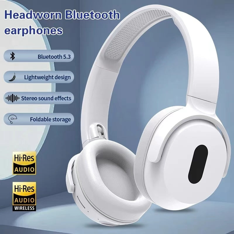 Foldable Wireless Bluetooth 5.3 Headphones โ HiFi Stereo Noise Cancelling Over-Ear Headset with Mic | Sports, Gaming & Travel | 8-Hour Playback | Wired + Wireless Modes - Daily Goods
