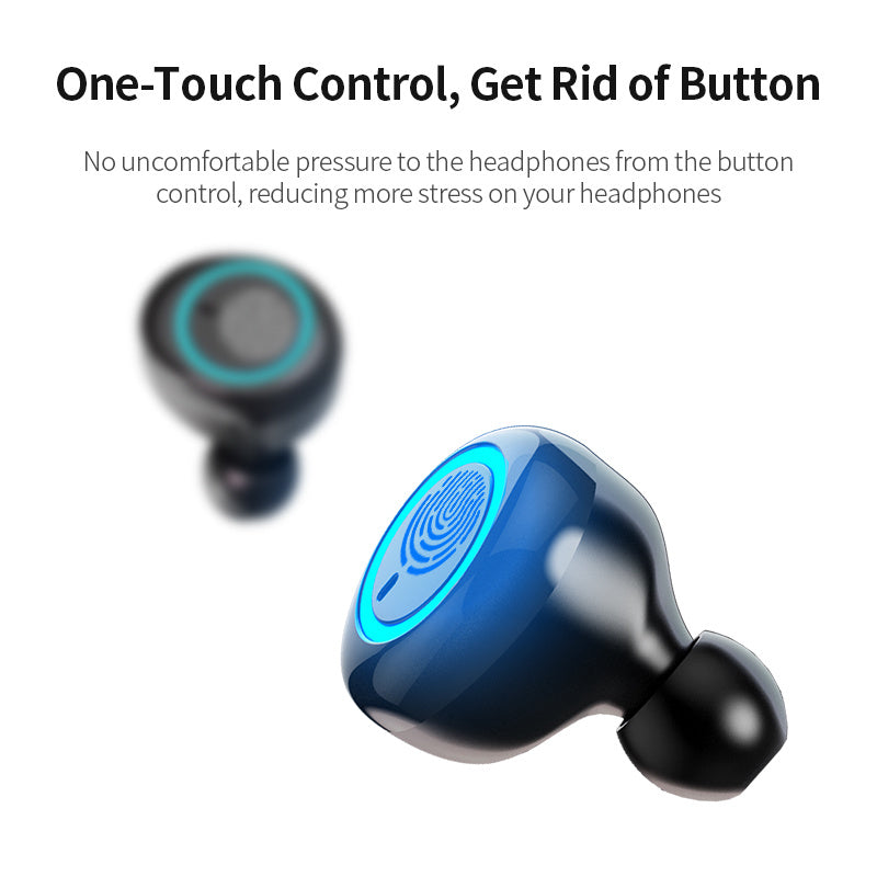 Wireless Bluetooth 5.0 Earbuds with Charging Case – Low Latency, Long Battery Life, Compact Design - Daily Goods