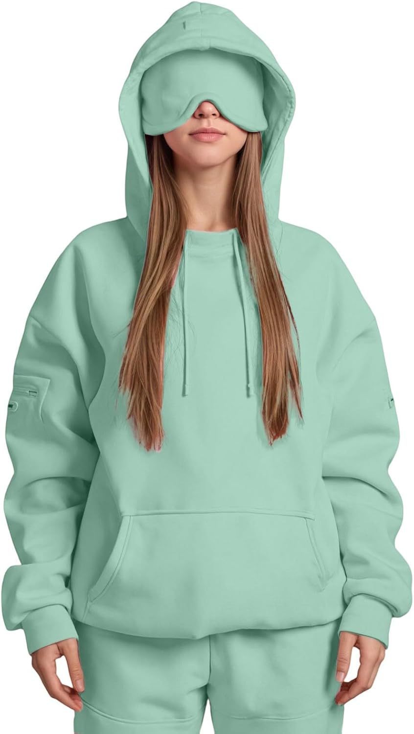 Women’s British Style Hooded Outfit – Solid Color Casual Wear - Daily Goods
