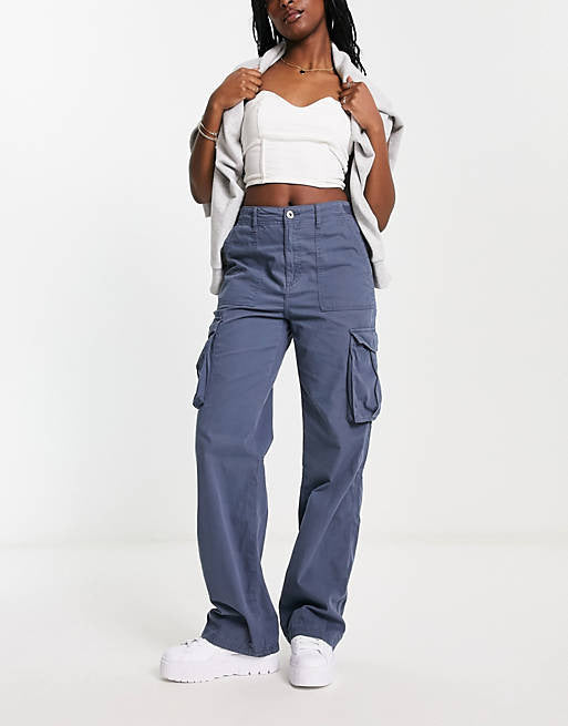Women’s Casual Pants – Nipped Waist with 3D Pocket Work Trousers - Daily Goods