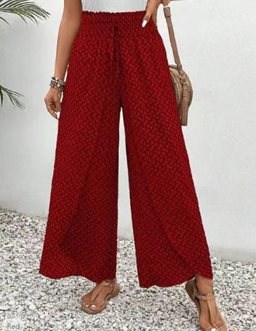 Women’s Ethnic Retro Urban Trousers – High Waist Loose Fit Pants - Daily Goods