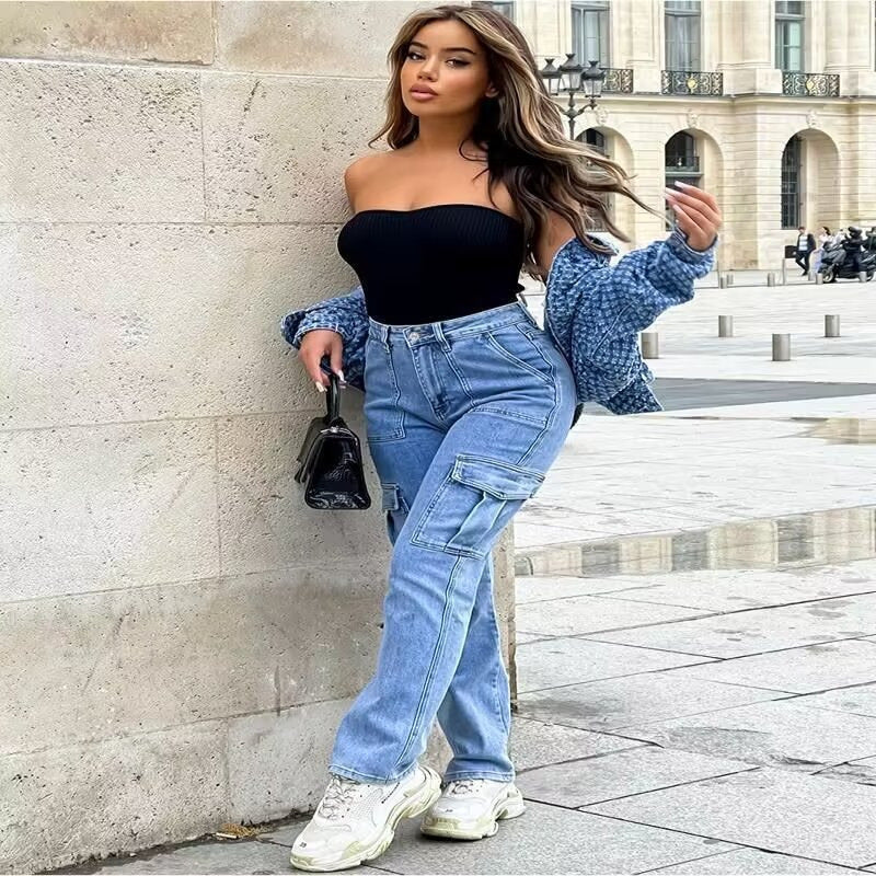 Women’s Cargo Jeans - Daily Goods