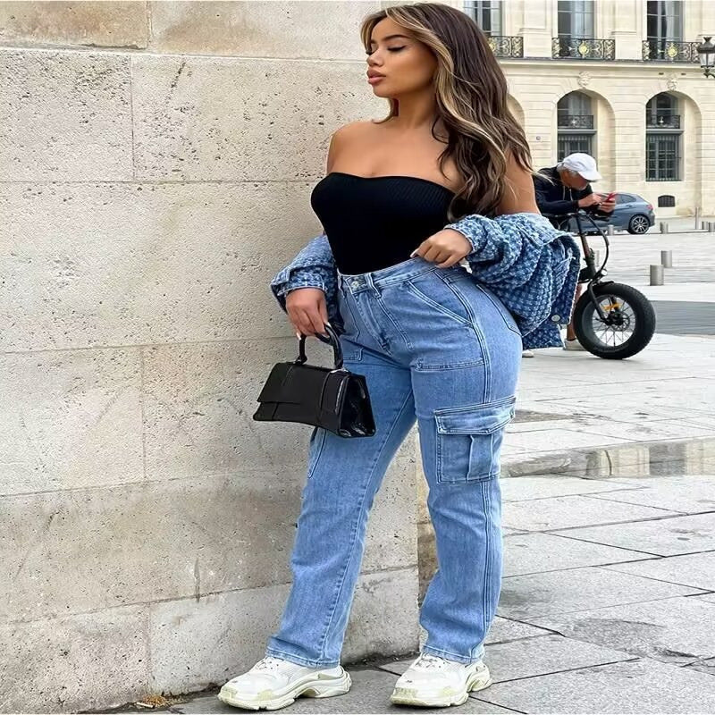 Women’s Cargo Jeans - Daily Goods