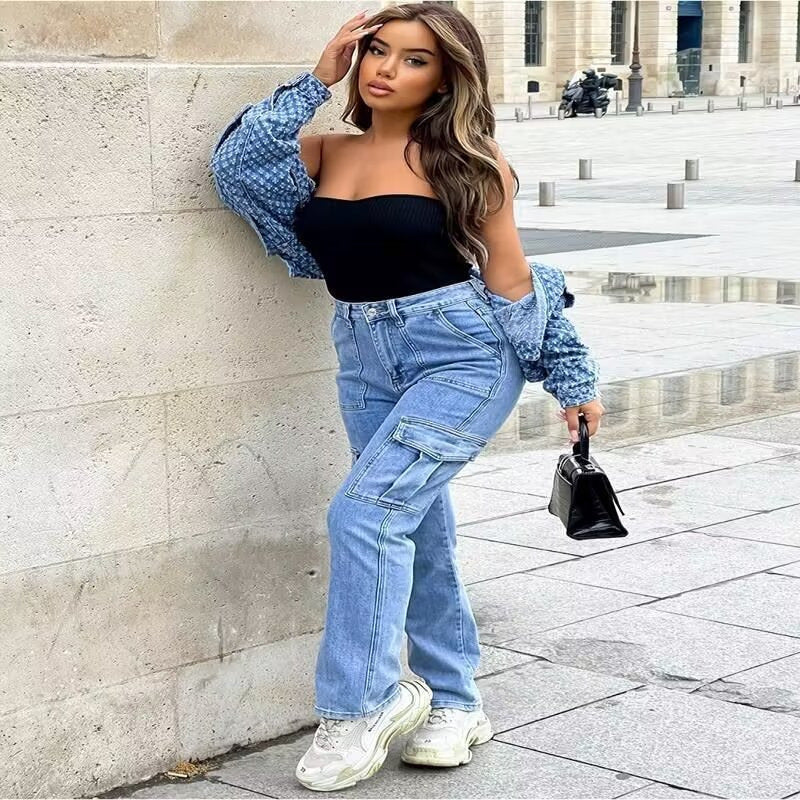 Women’s Cargo Jeans - Daily Goods