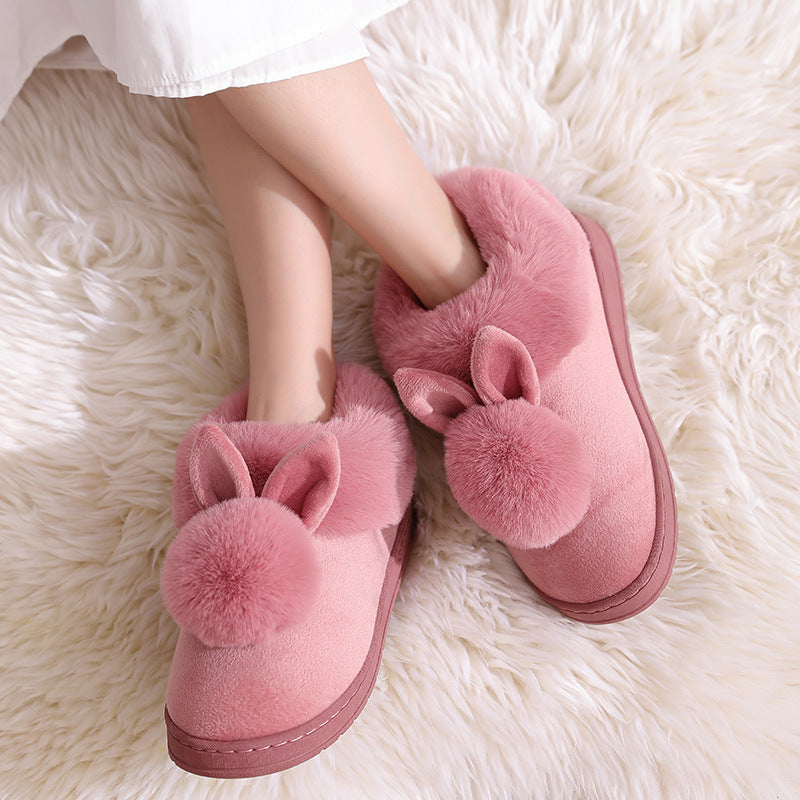 Autumn Winter Women’s Cotton Slippers - Daily Goods