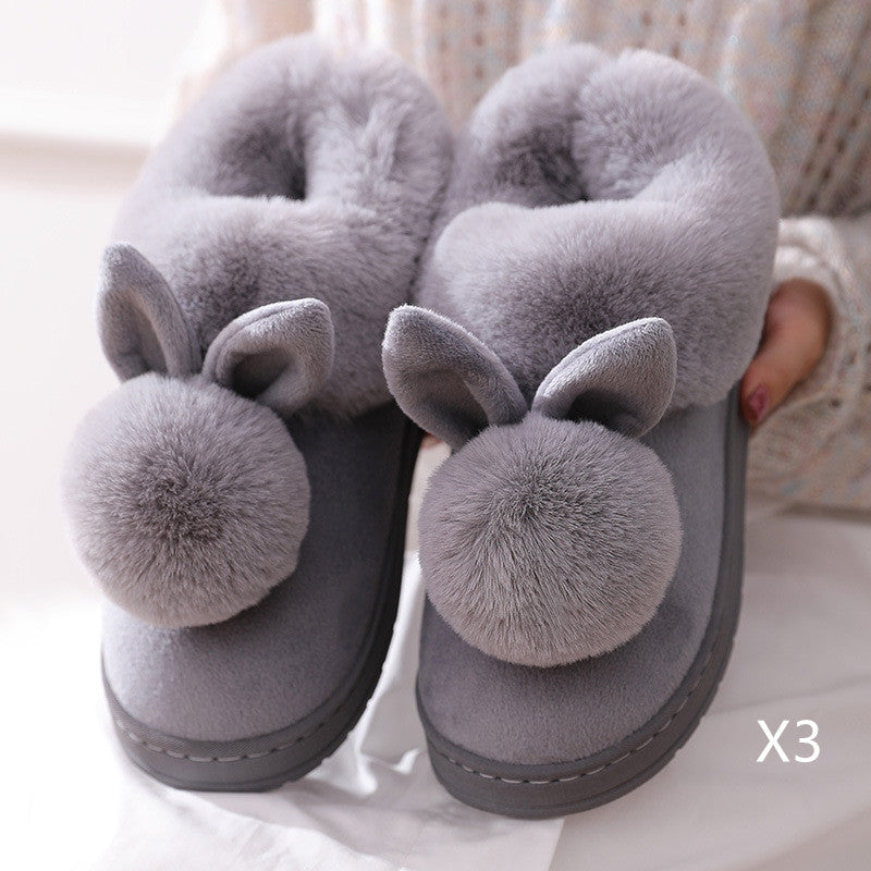 Autumn Winter Women’s Cotton Slippers - Daily Goods