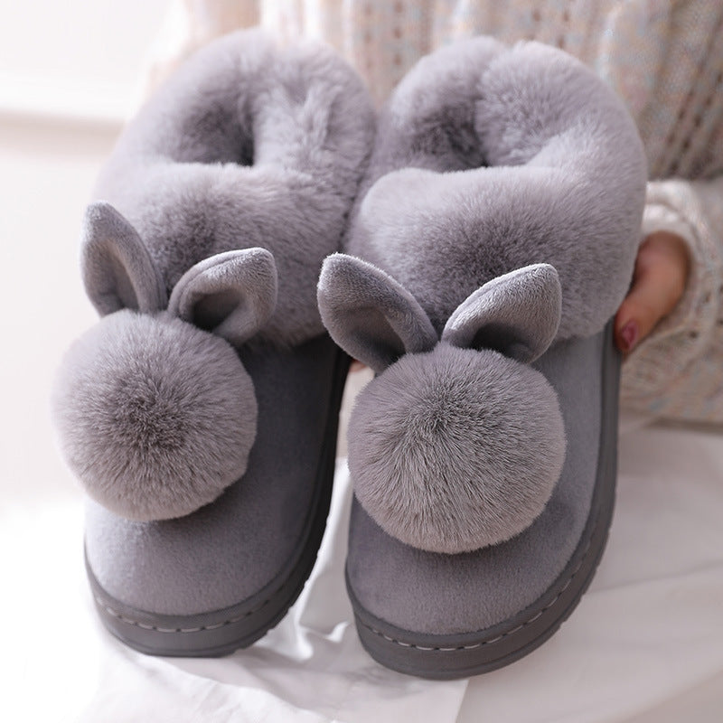 Autumn Winter Women’s Cotton Slippers - Daily Goods