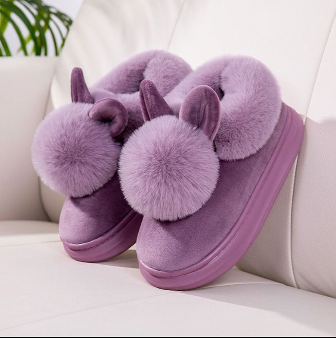 Autumn Winter Women’s Cotton Slippers - Daily Goods