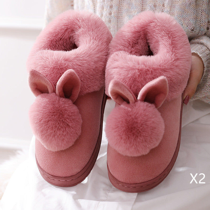 Autumn Winter Women’s Cotton Slippers - Daily Goods