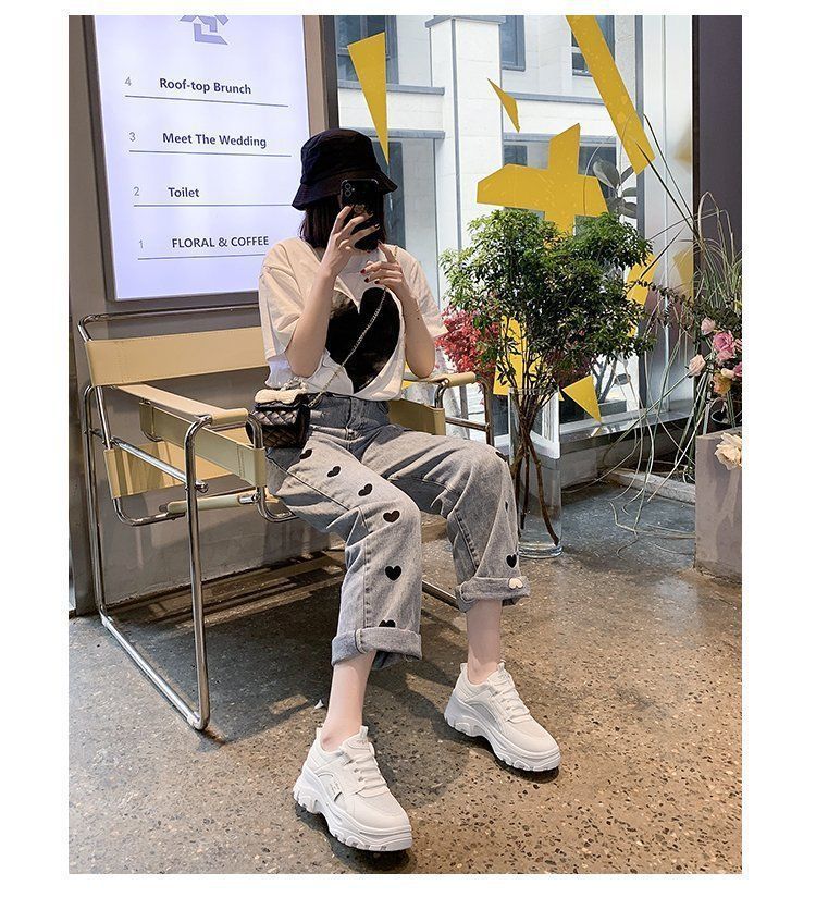 Thick Bottom Casual Lace-Up Shoes - Daily Goods