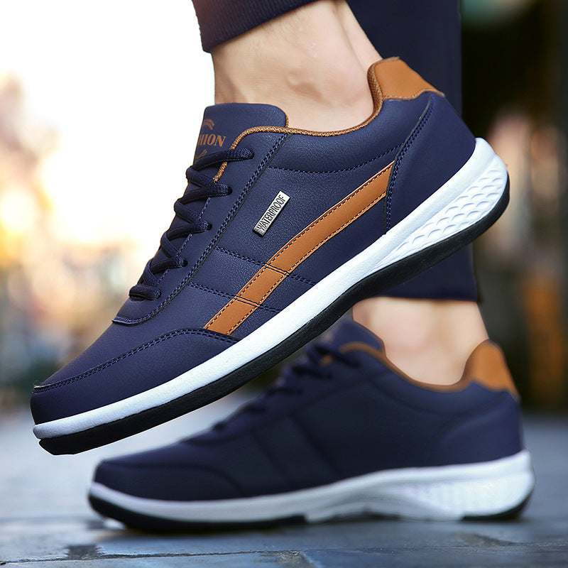 Casual Shoe Italian Breathable Leisure Male Sneakers Non-slip Footwear Men Vulcanized Shoes - Daily Goods