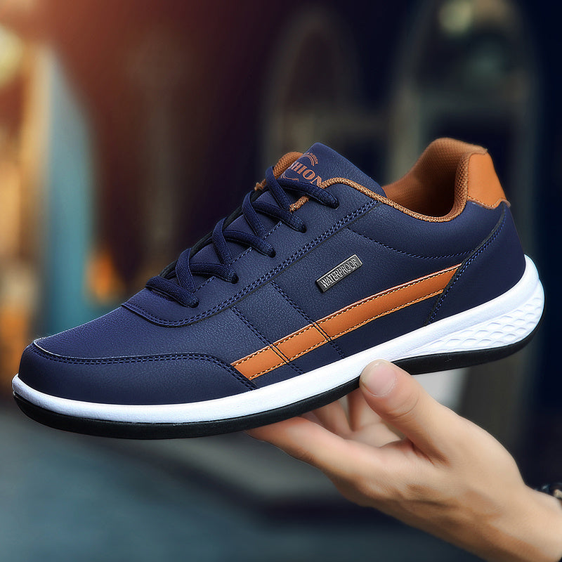 Casual Shoe Italian Breathable Leisure Male Sneakers Non-slip Footwear Men Vulcanized Shoes - Daily Goods