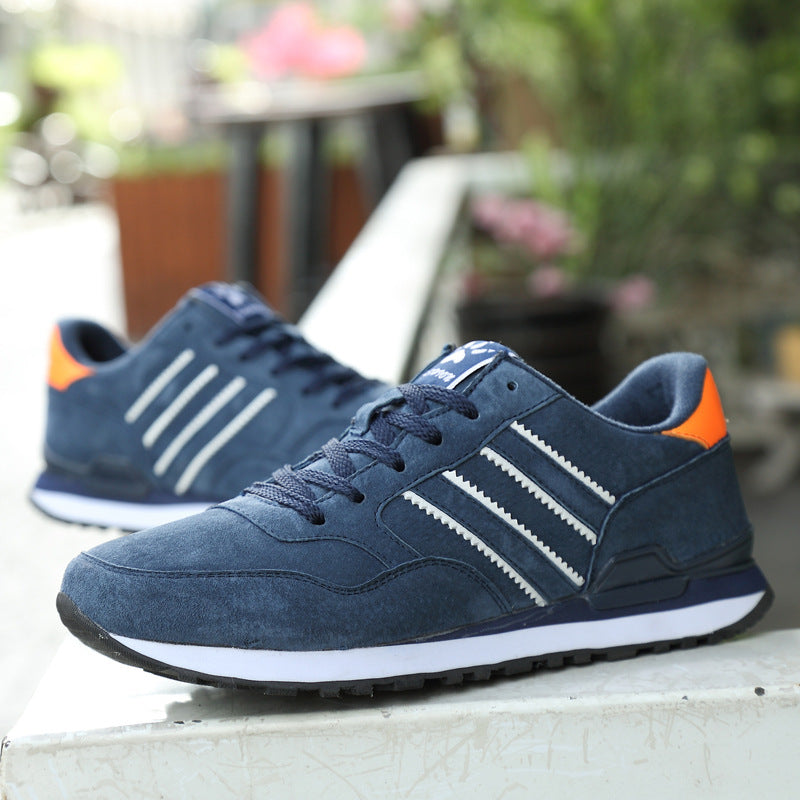 Leather sneakers men casual shoes students - Daily Goods