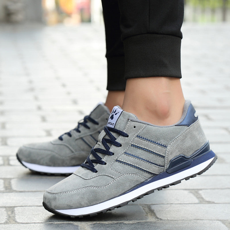 Leather sneakers men casual shoes students - Daily Goods