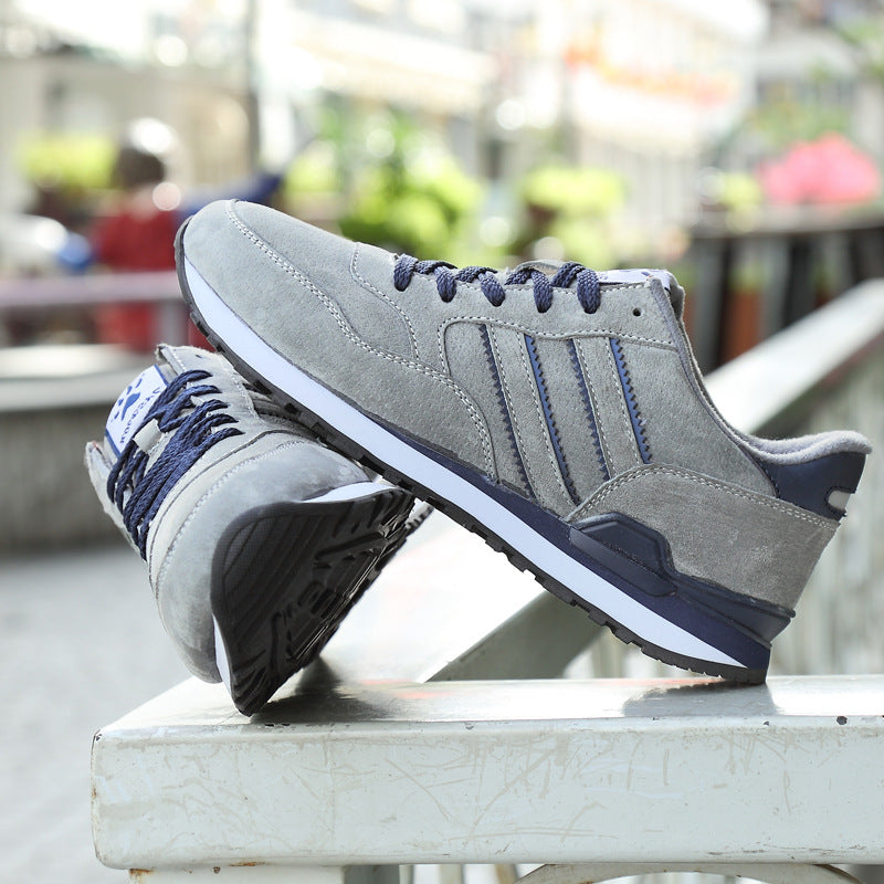 Leather sneakers men casual shoes students - Daily Goods