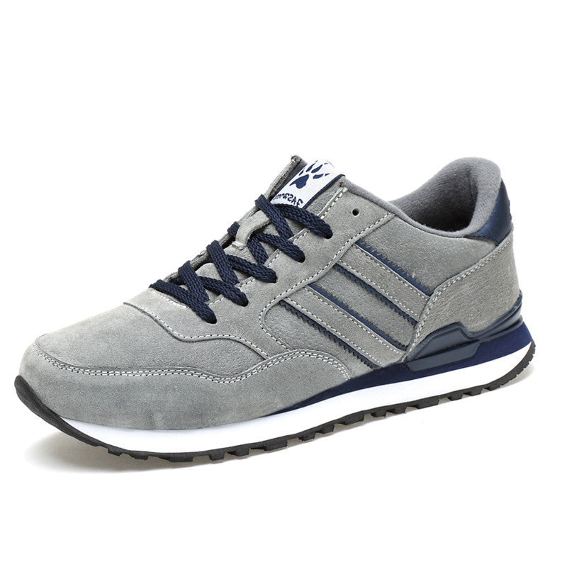 Leather sneakers men casual shoes students - Daily Goods
