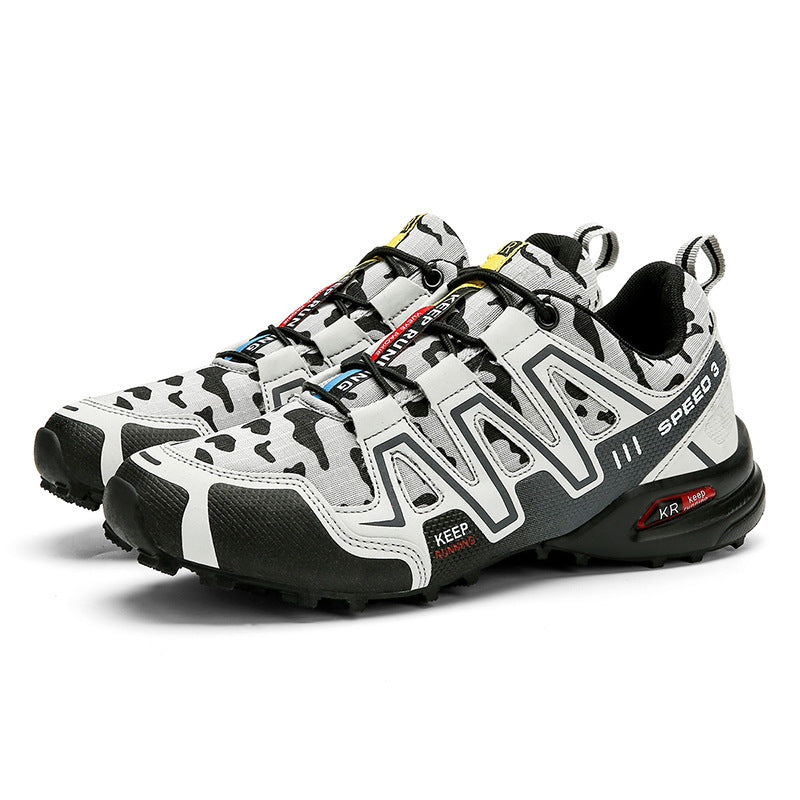 Men Hiking Shoes Climbing Male Sports Shoes Work Safety Toe Tactical Non-Slip Durable Trekking Sneakers Mens Footwear - Daily Goods