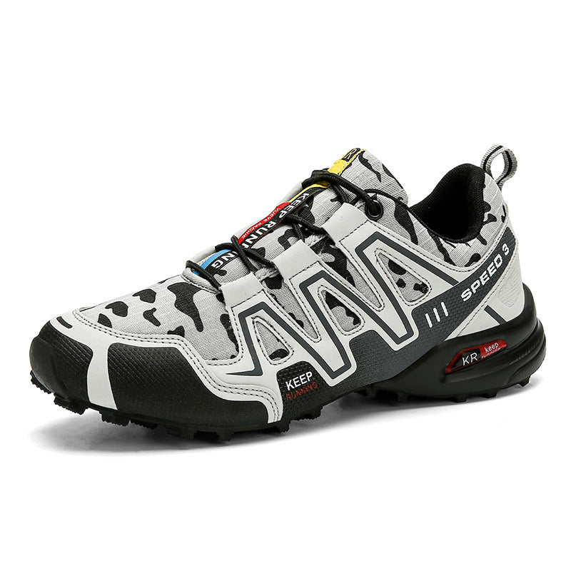 Men Hiking Shoes Climbing Male Sports Shoes Work Safety Toe Tactical Non-Slip Durable Trekking Sneakers Mens Footwear - Daily Goods