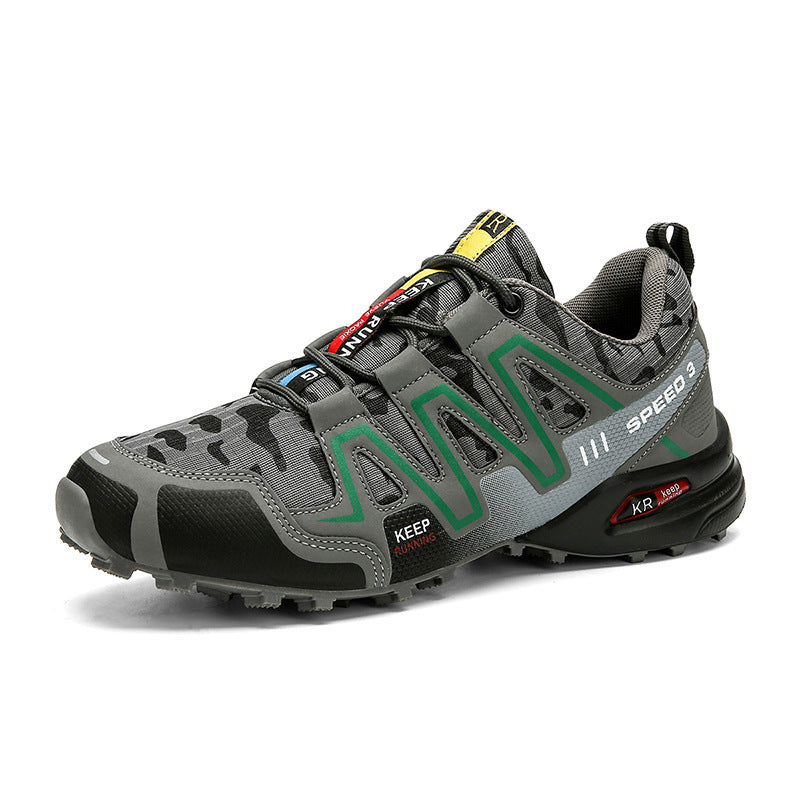 Men Hiking Shoes Climbing Male Sports Shoes Work Safety Toe Tactical Non-Slip Durable Trekking Sneakers Mens Footwear - Daily Goods