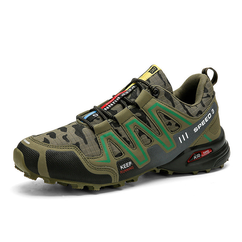 Men Hiking Shoes Climbing Male Sports Shoes Work Safety Toe Tactical Non-Slip Durable Trekking Sneakers Mens Footwear - Daily Goods