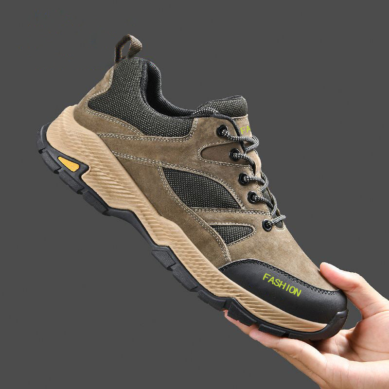 Lace-up Sneakers For Men Casual Breathable Outdoor Hiking Running Sports Shoes - Daily Goods