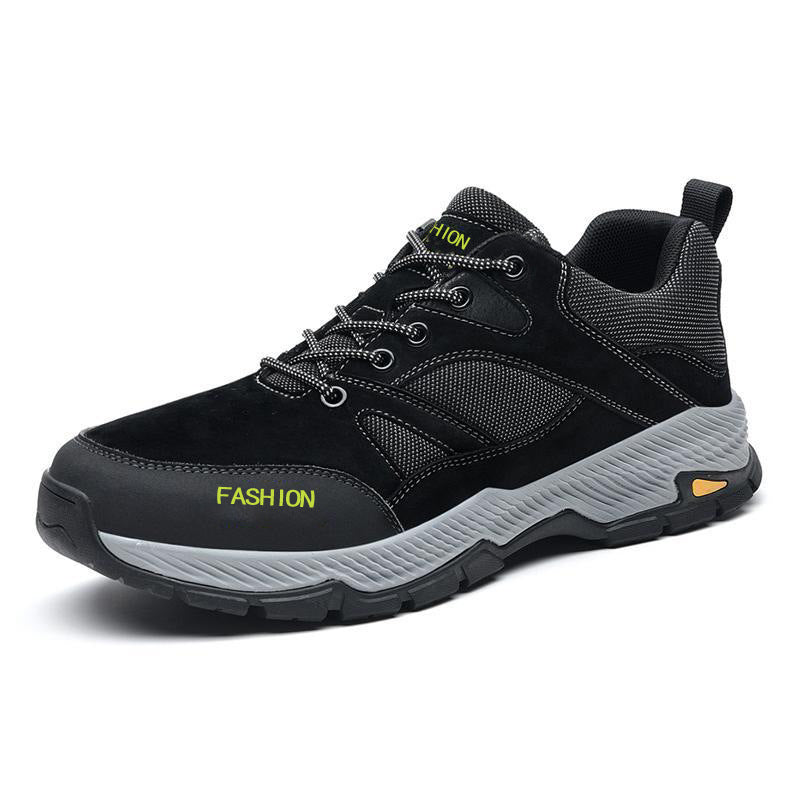 Lace-up Sneakers For Men Casual Breathable Outdoor Hiking Running Sports Shoes - Daily Goods