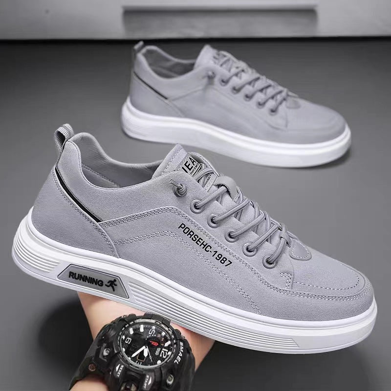Fashion Canvas Flats Shoes Casual Versatile Breathable Walking Sports Shoes Low-top Sneakers For Men - Daily Goods