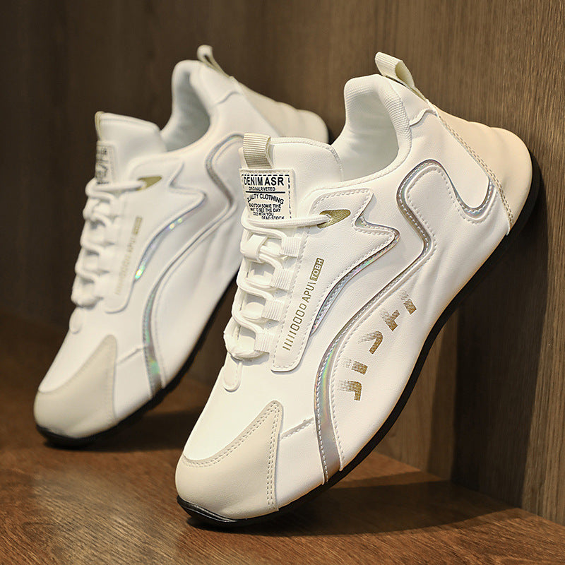 Fashion Colorblock Lace-up Sneakers For Men Breathable Low-top Dad Shoes Running Walking Sports Shoes - Daily Goods