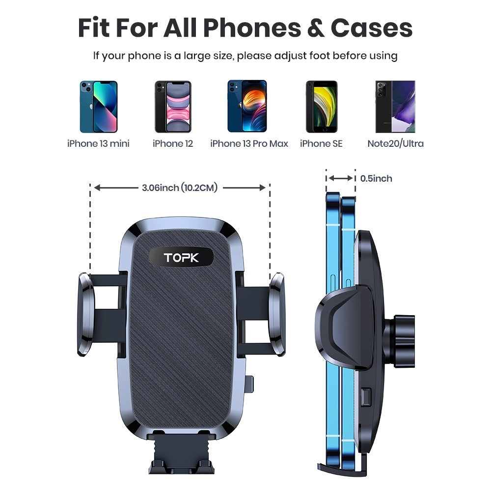 Car Phone Stand – Multi-Style Brackets for Windshield, Air Outlet & Dashboard - Daily Goods